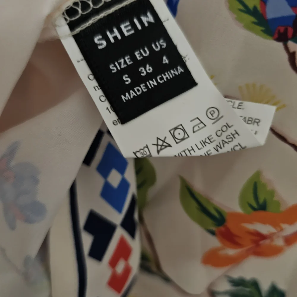 SHEIN Floral Embroidered Dress with Tassels - Picture 3 of 3